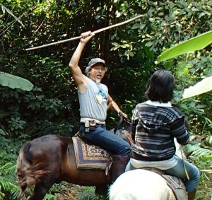 The Ultimate Thai Cowboy(That's Cherry's back on the right. I know somebody will ask "Who's that?")